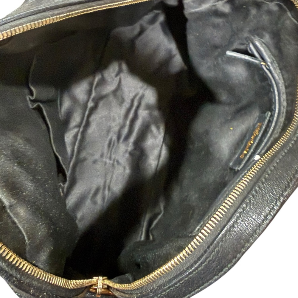 Yves Saint Laurent YSL Muse Black Leather Satchel Bag Gold Hardware - Picture 6 of 9